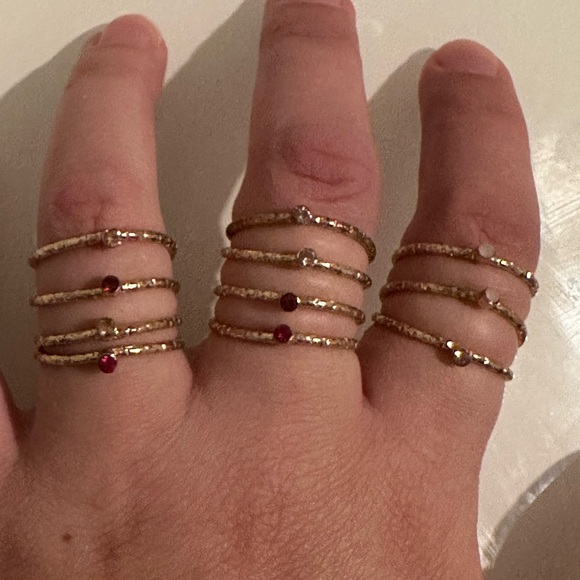 Simple Gold Rings - Picture 3 of 3